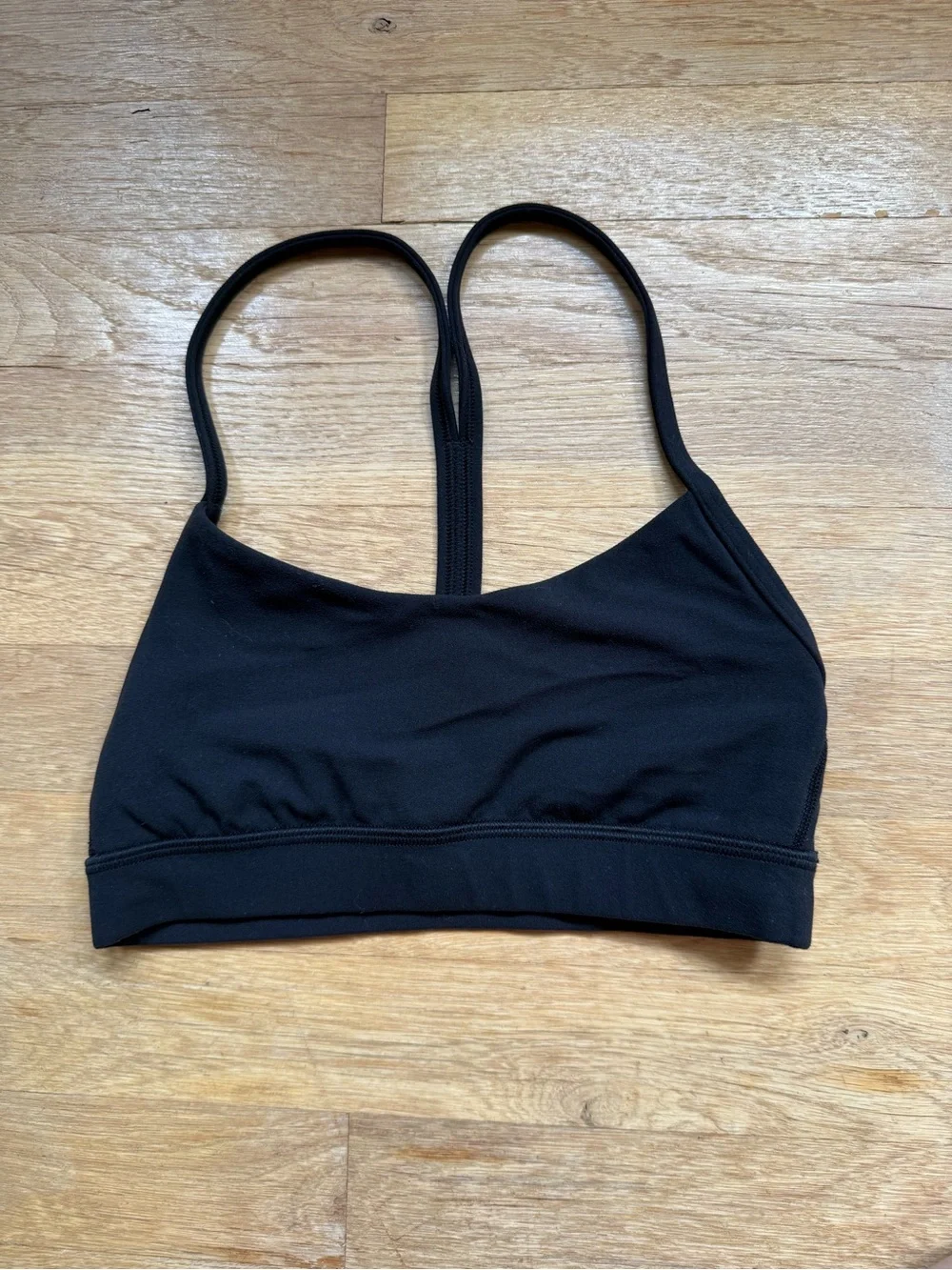 Lululemon Black Flow Y Bra Size 2